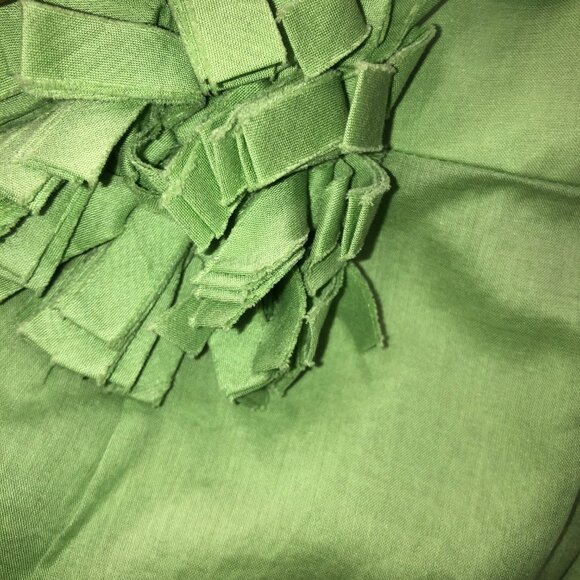 100% Cotton Size 4 Knee-Length Bridesmaid Dress, Apple, Fern Green, Pistachio, - Picture 4 of 7